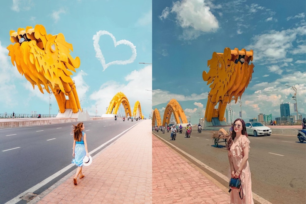 Lưu giữ những khoảnh khắc rực rỡ bên biểu tượng của Đà Nẵng